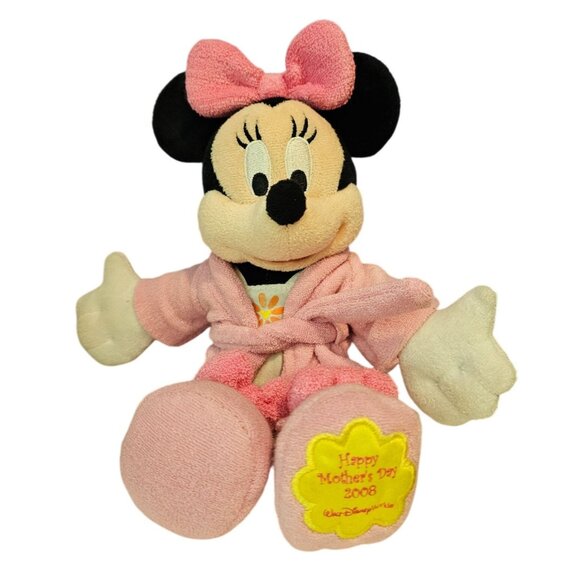 Disney Parks Walt Disney World Minnie Mouse Plush Happy Mothers Day 2008 10" Tag - Picture 1 of 9